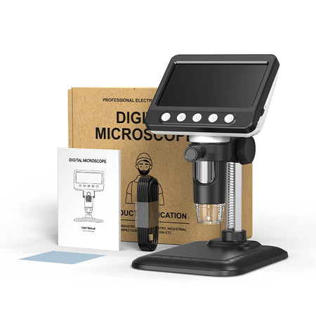 2MP Coin Microscope With 4.3 Inch IPS &ndash; 1000X Zoom View 4.3inch 1000x