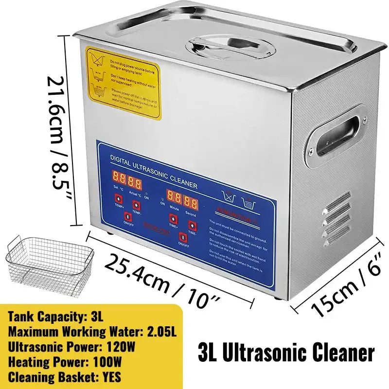 Ultrasonic Cleaner Portable Dishwashing Unit 30L 3L / GERMANY
