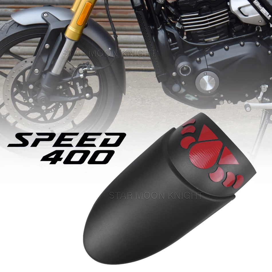 Star Moon Knight Speed400 Front Fender Extension Made of ABS for OEM Front Guard