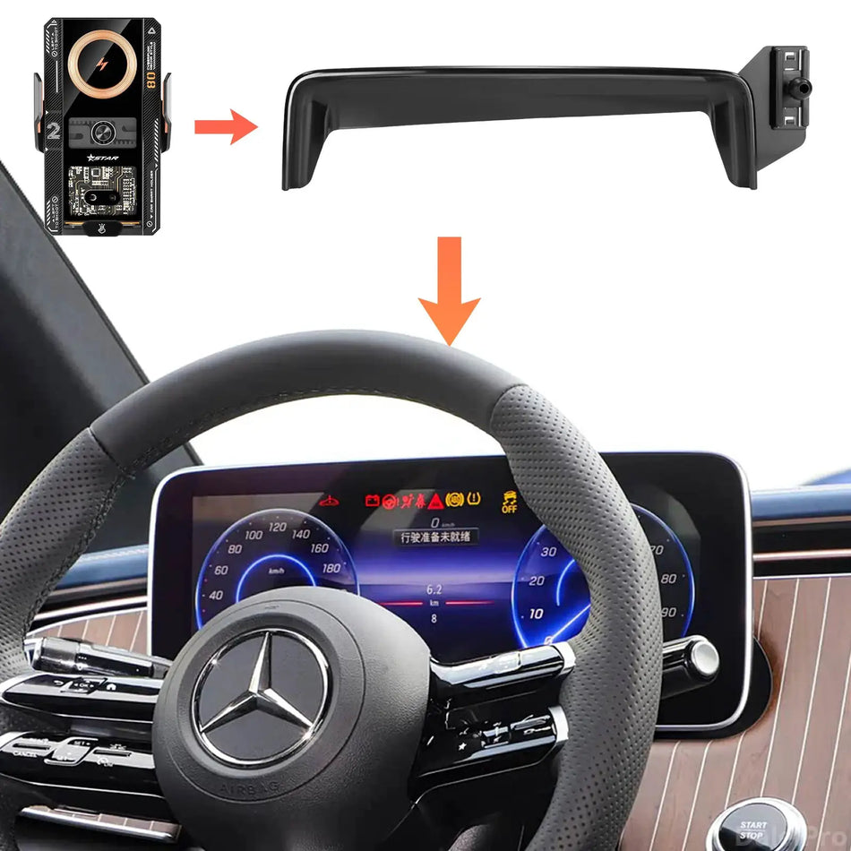 Car Phone Mount Screen Fixed Base For Mercedes-Benz EQE 350 2023-2026 by InterCyprus Trading Ltd