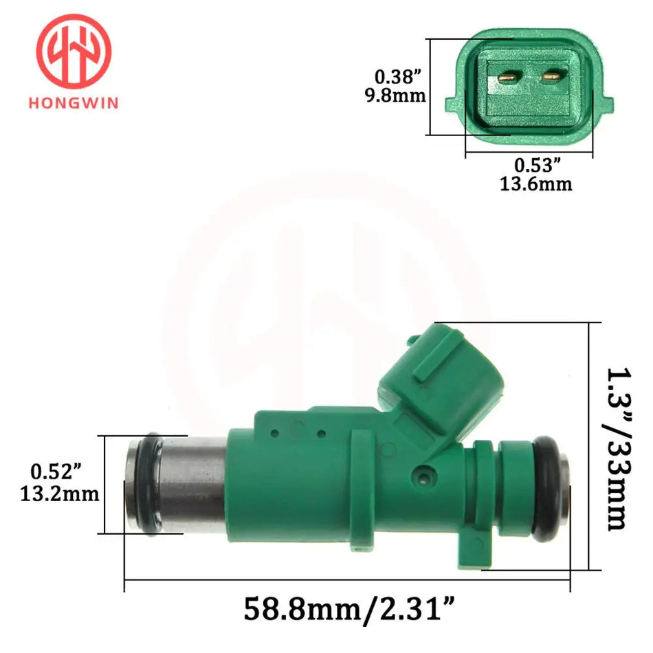 Boquilla de inyector de combustible de plástico para Citroën C3 C2 Nemo, Peugeot 206 207 1007 Bipper
