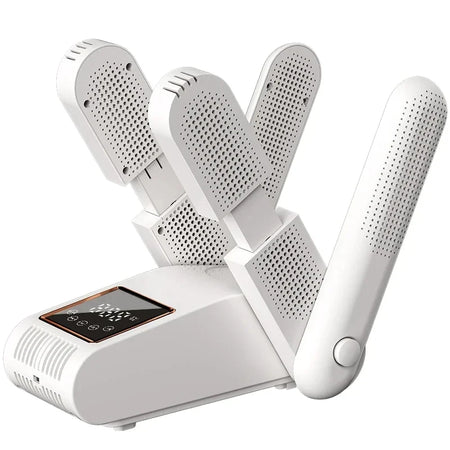 HOMEFISH Shoe Dryer Portable Electric 180 Degree - Folding White / EU