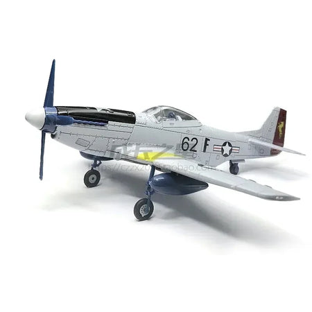 GRAPMAN 1/48 P-51D Mustang Fighter Model Kit - Glue-Free Assembly Toy Light ash