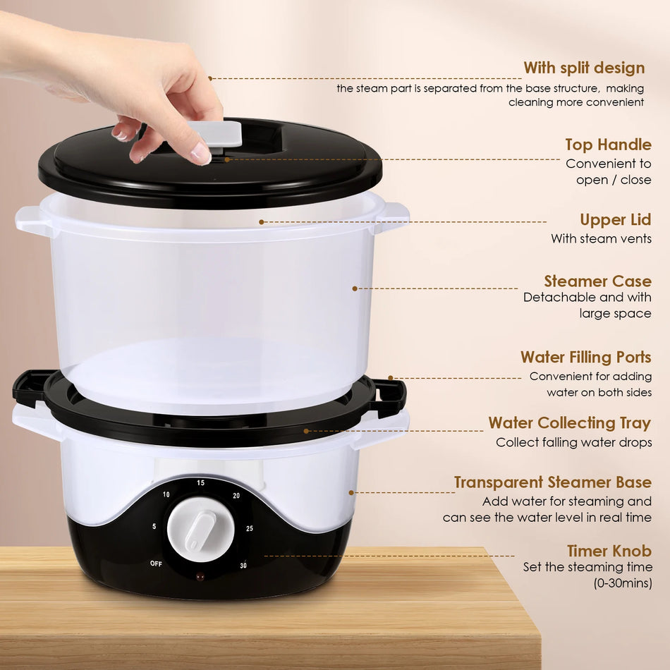 Het handduk ångmaskin för ansiktsbehandlingar 202F Snabb uppvärmning 3L Spa