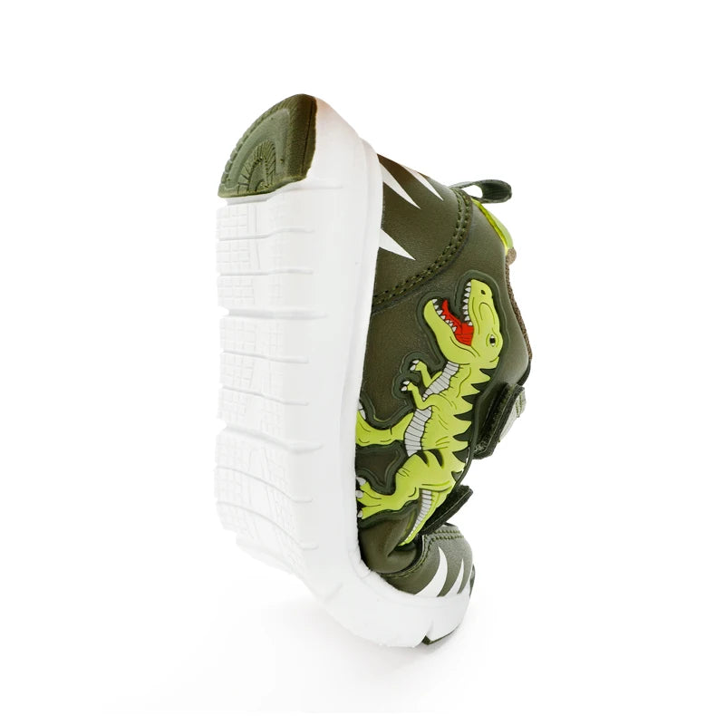 EXDINO LED T-REX Light Up Casual Sneakers for Kids