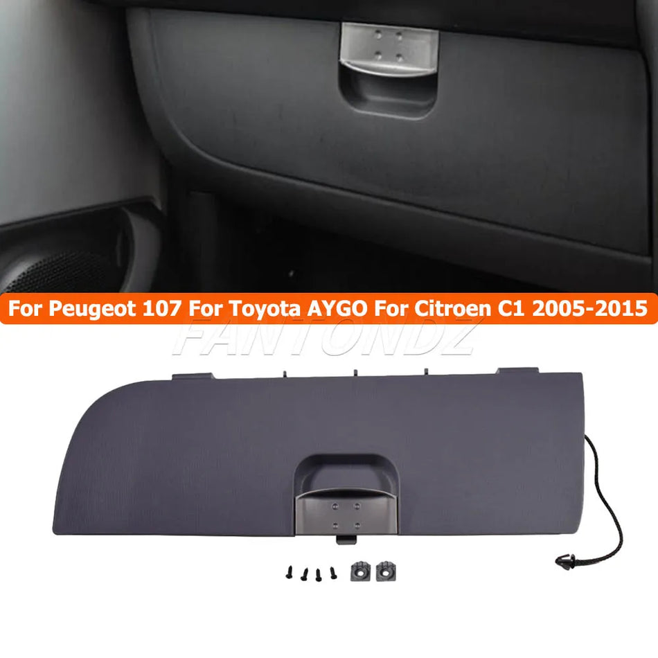 Tampa do Compartimento do Carro Preta Cinza para Peugeot 107 Toyota AYGO C1 2005-2015