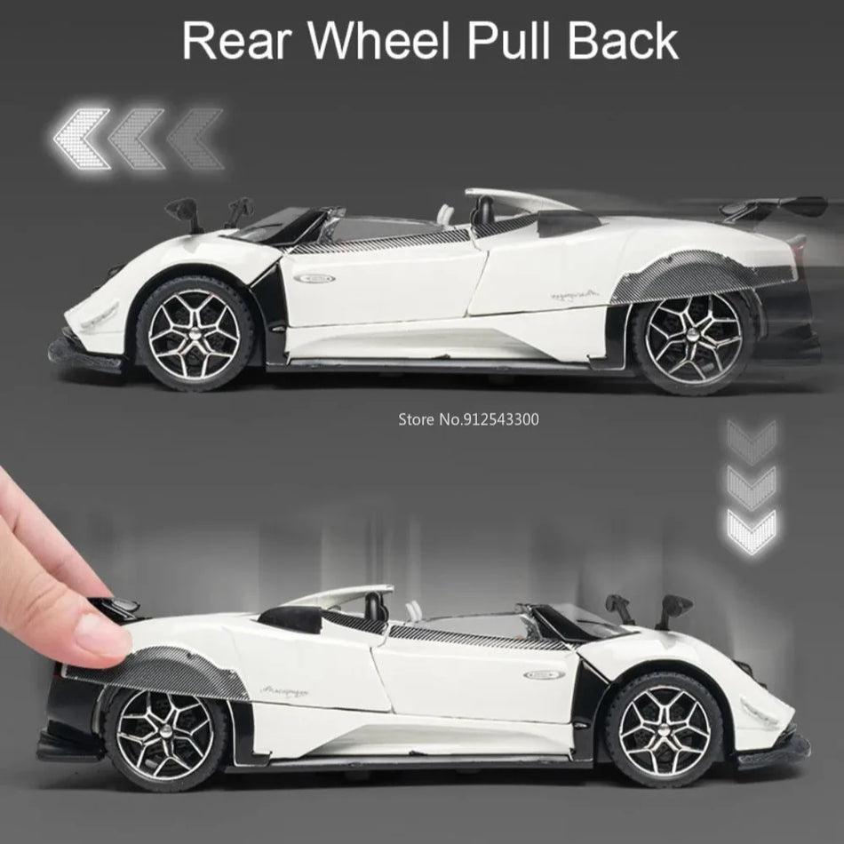 Model de mașină din metal turnat 1:32 pentru Pagani Zonda Huayra BC