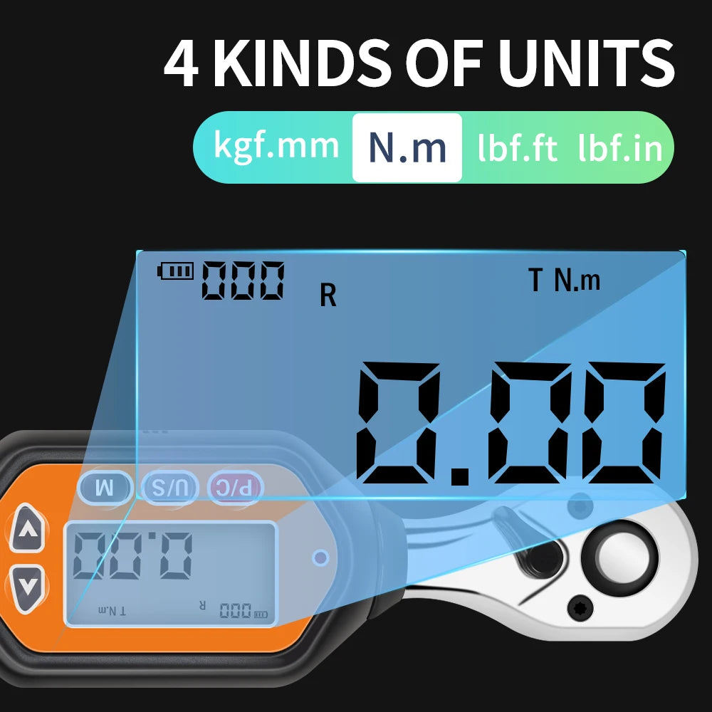 DWM-60N.m Digital Torque Wrench &ndash; Real Time Readout