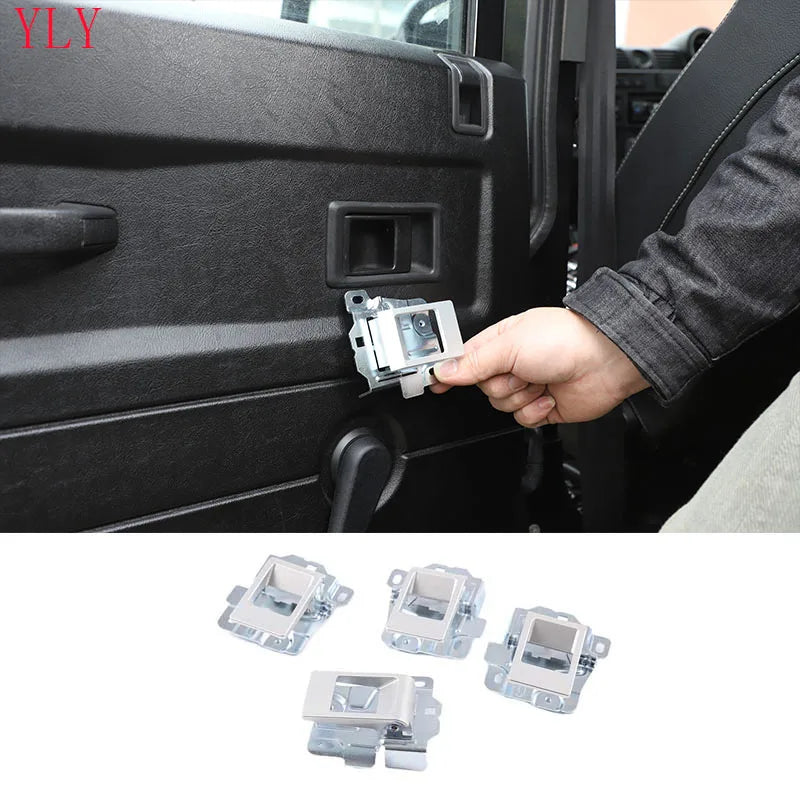 Kryt misky dveří z hliníkové slitiny stříbrný pro Defender 90 110