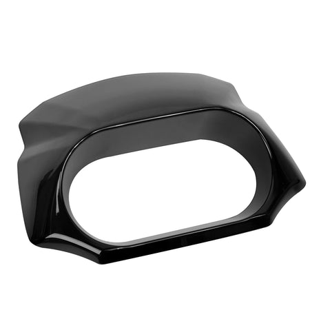 Motorcycle Gloss Black Front Headlight Fairing Cover &ndash; Durable ABS Plastic Protection