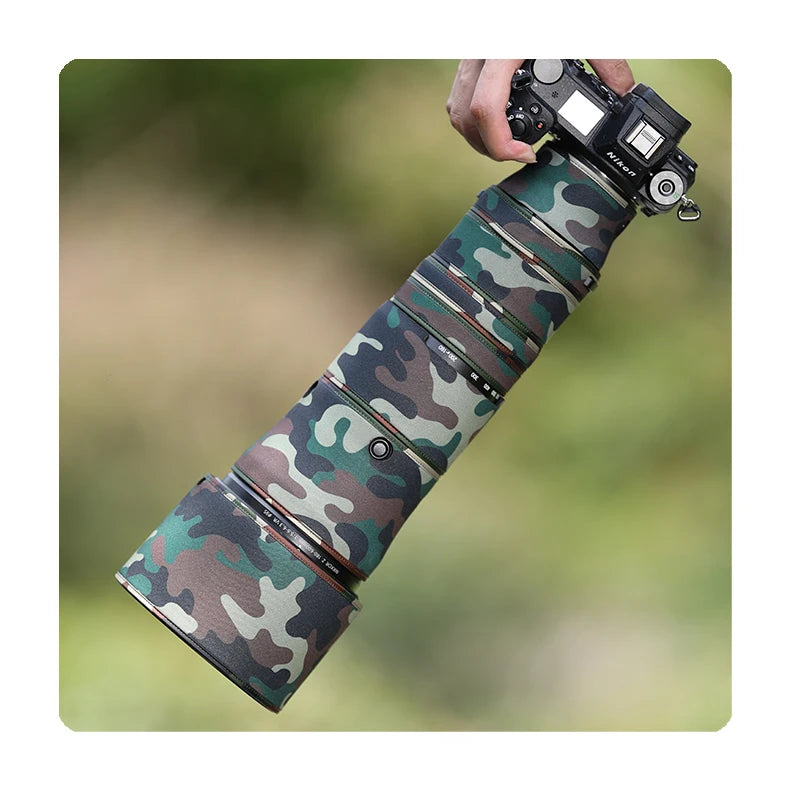 Camouflage Lens Coat for Nikon Z 180-600mm F5.6-6.3 VR - Waterproof &amp; Rainproof Military standard / CHINA
