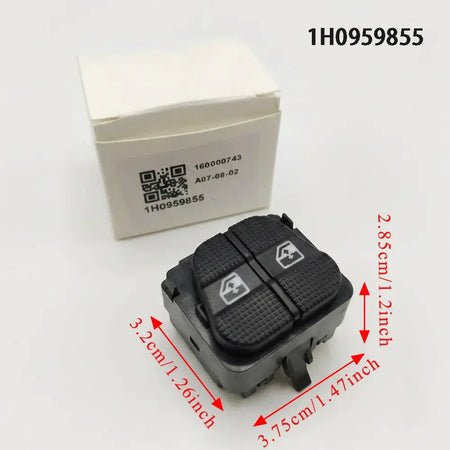 Power Window Switch 12 Pin 1H0959855 For VW Golf Mk3 Vento Jetta LHD by InterCyprus Trading Ltd