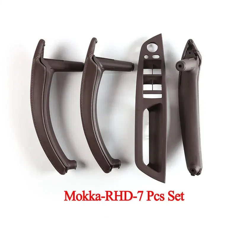 E70 E71 LHD RHD Upgraded Interior Door Handle with Leather Cover Assembly Full Set For BMW X5 X6 E70 E71 E72 2007-2014 by InterCyprus Trading Ltd