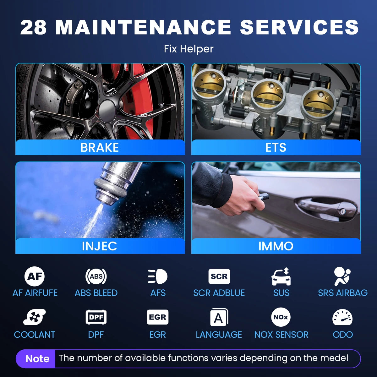 MUCAR VO7 VO7S Plus Auto OBD2 Scanner &ndash; Full System Scan