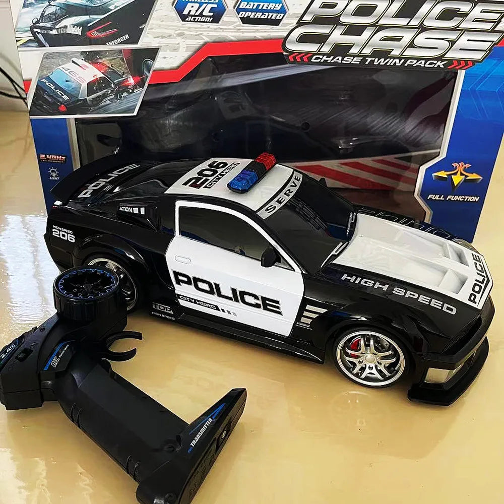RC Police Car 1/12 Scale &ndash; High Speed Remote Control with Lights
