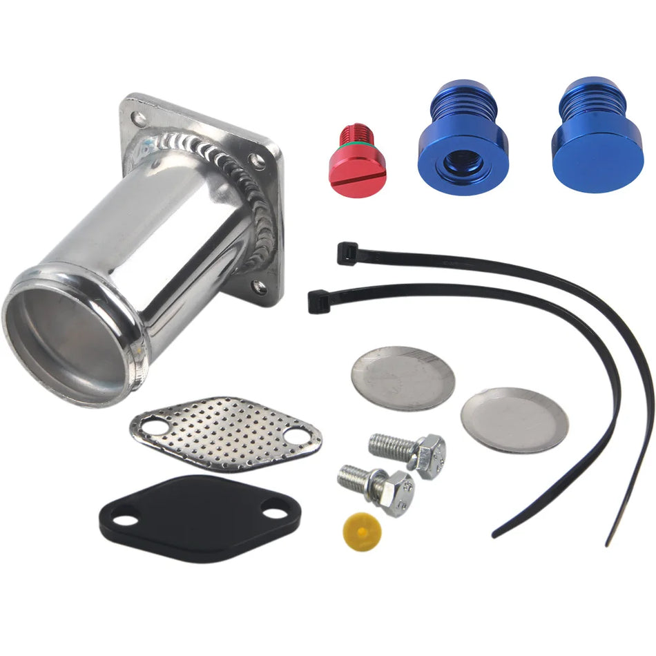 Termostatadapter för BMW E46 Aluminium, Silver, Dieselmotorer, Passar 1, 3, 5, 6, 7 Serien och X3 X5 X6