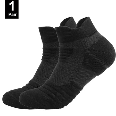 Men's Anti-slip Sports Socks 1Pair-short-black / EU 39-45(Normal)