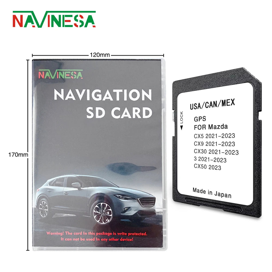 Mazda CX Sat Nav SD Card 2023 Maps &ndash; New USA CAN MEX Maps for 3 CX-5 9 30 50