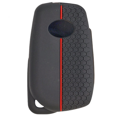 3 Button Silicone Remote Smart Car Key Chain Ring Cover Case Shell Protector For Toyota Auris Corolla Avensis Verso Yaris Aygo by InterCyprus Trading Ltd