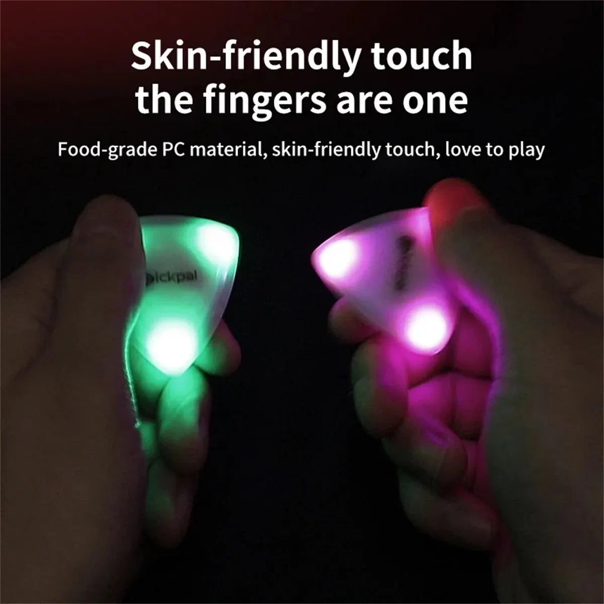 Miwayer LED Luminous Guitar Picks &ndash; Three Color Light