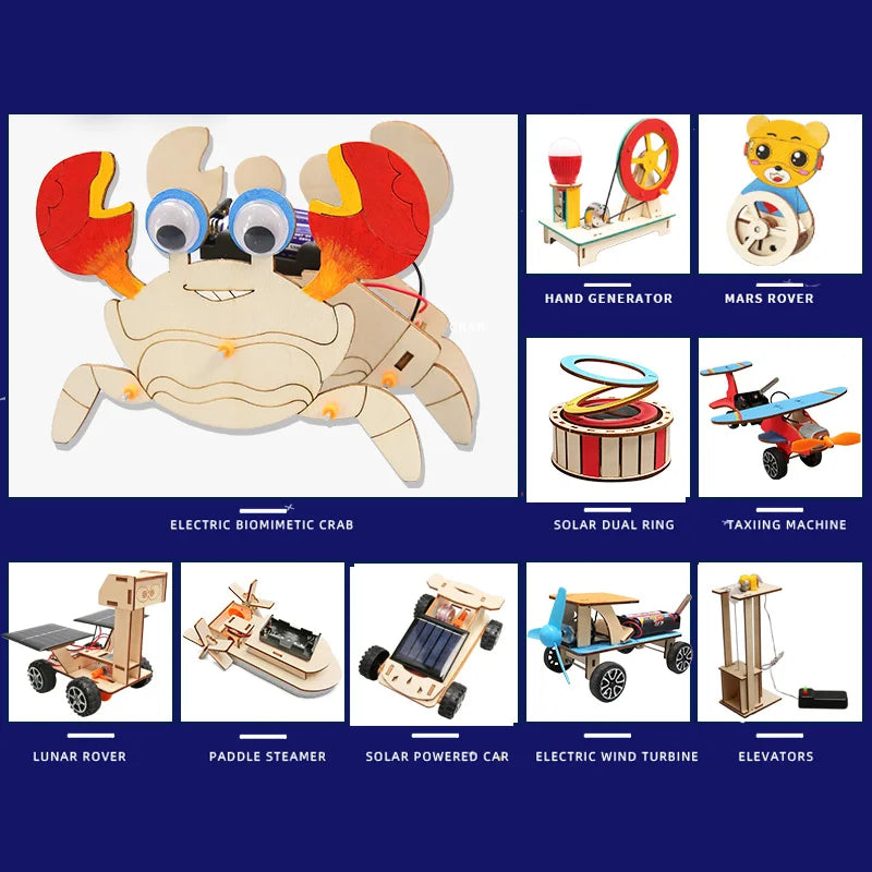 Kit de Ciência DIY Modelo de Gerador Elevador de Carro Auxílios de Ensino