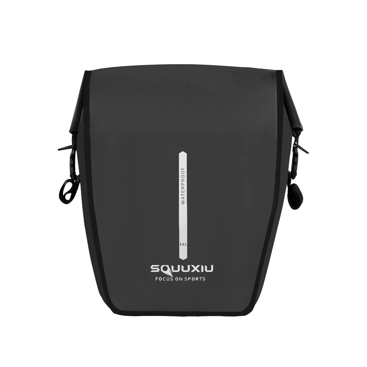 Bike Pannier Bag &ndash; Rainproof Versatile Rear Rack Storage Black 1pcs