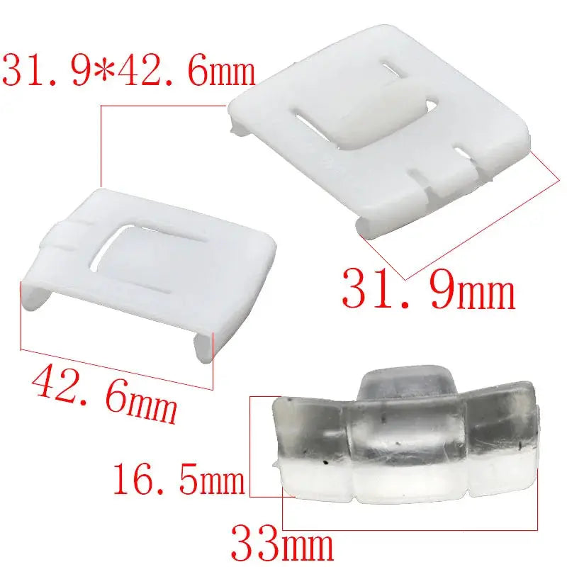6pcs Seat Rail Runner Clip Slider Guide Piece For VW Caddy Corrado Golf Scirocco Derby Jetta Lupo Passat Polo Rabbit 191-881-213 by InterCyprus Trading Ltd