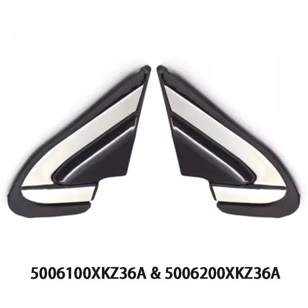 Plastic Side Mirror Triangle Trim Caps for Haval H6 Sport 2014-2020 by InterCyprus Trading Ltd
