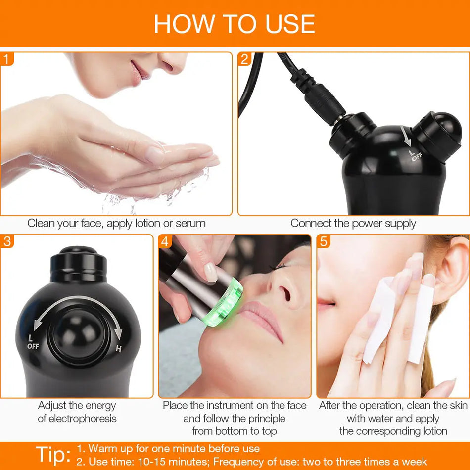 MONAI Face Massager &ndash; LED Photon Therapy For Firming