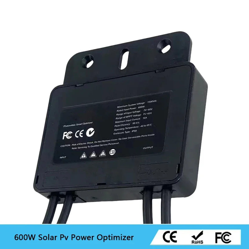 Optimizer Module Level Smart MPPT 600W Power Optimizer Module-Level Energy Harvesting Plug ...