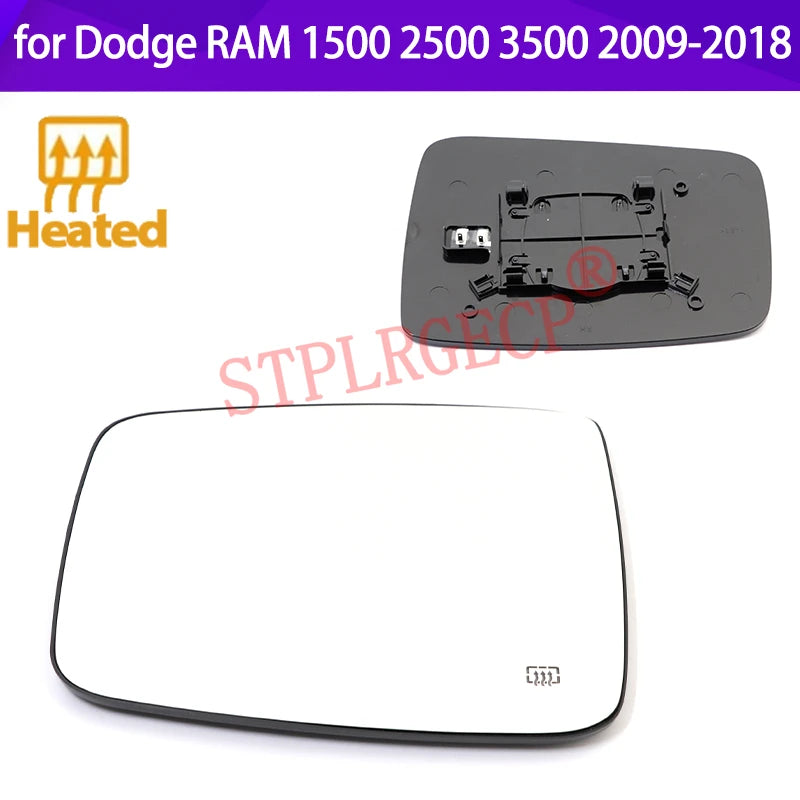 Apsildāmā sānu skata spoguļa stikls Ram 1500 2500 3500 Classic