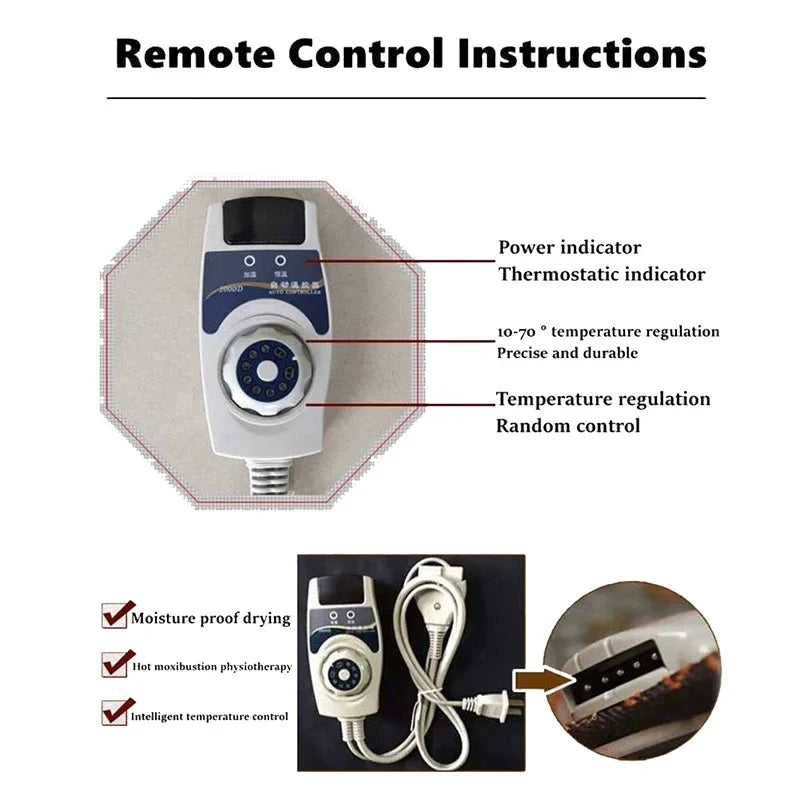 45x45cm Jade Tourmaline Heating Pad &ndash; Pain Relief Plus