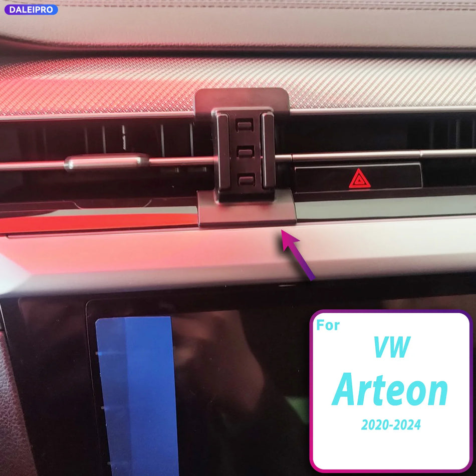Държач за телефон в кола с 66W зареждане за VW Arteon