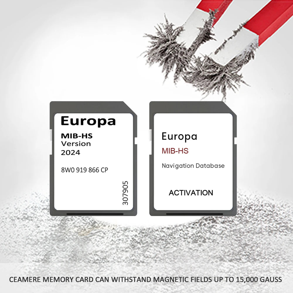SD Navigation Card 8W0919866CP &ndash; 2024 EU UK Maps Upgrade