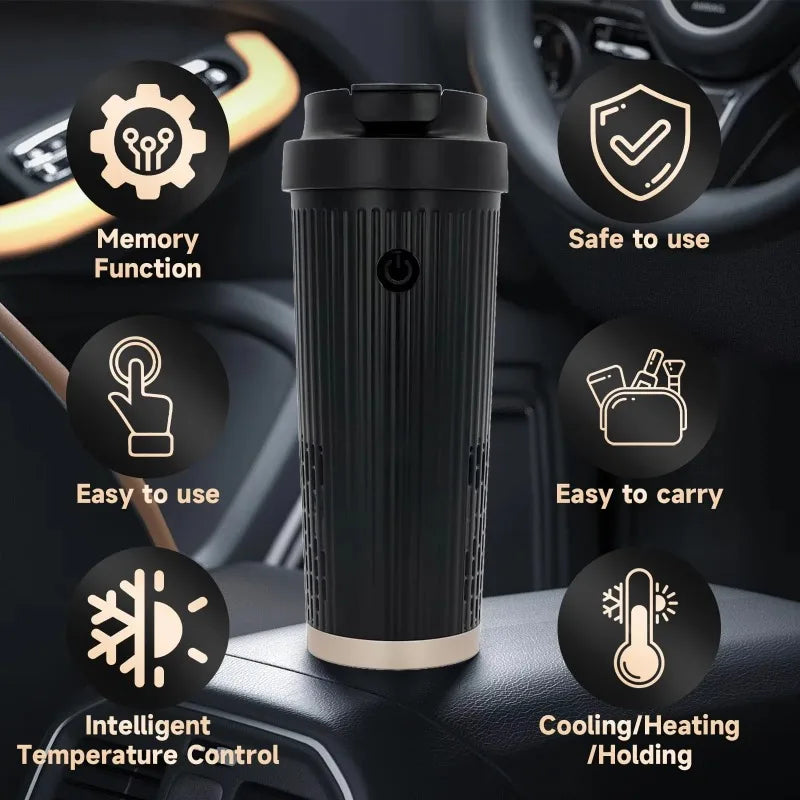 2 In 1 Car Thermos Cup &ndash; Smart Hot And Cold Cup Heating