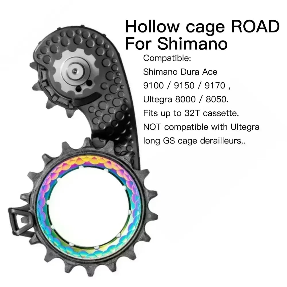 Oversized Pulley Wheel System &ndash; High-Performance Alloy Pulley with Carbon Cage N004 A