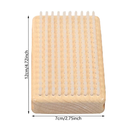 Brass Nylon Horsehair Ski Waxing Brush Handle &ndash; Easy to Use