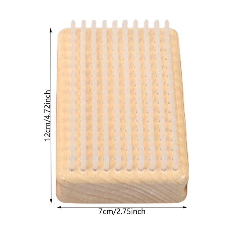 Brass Nylon Horsehair Ski Waxing Brush Handle &ndash; Easy to Use