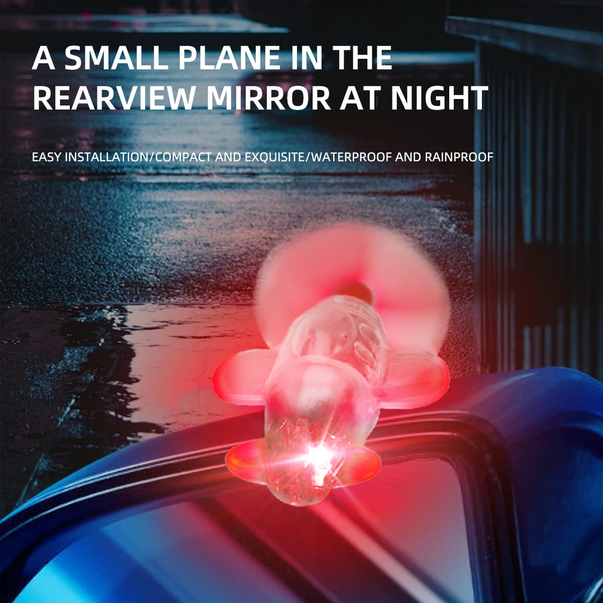 Wind Powered LED Motorcycle Strobe Lights &ndash; Creative Safety Decoration