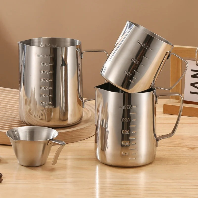 WUWANLI Coffee Latte Art Pitcher &ndash; Precision Control with Clear Scale