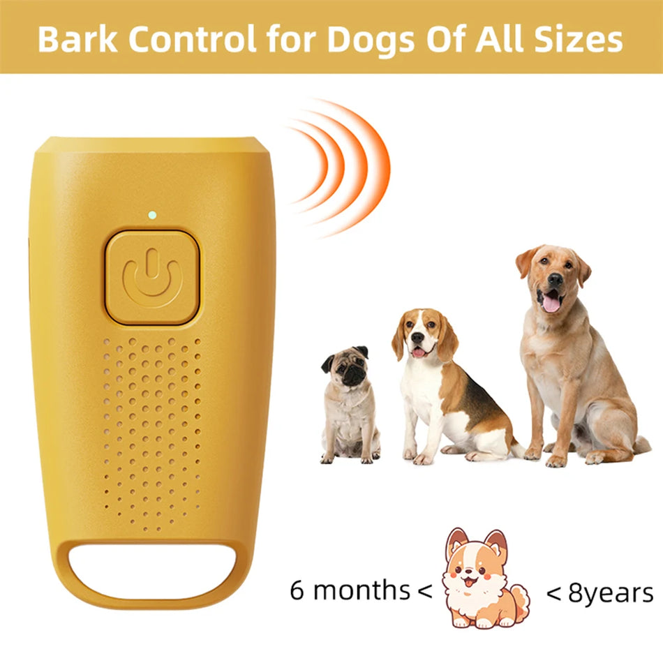 Type-C Mini Ultrasonic Dog Trainer &ndash; LED Flashlight