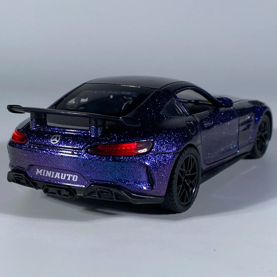 Diecast Model Car Alloy with Light and Sound for Mercedes-Benz AMG GT 1:32