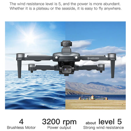 LYZRC 5G Wifi L600 PRO MAX GPS Drone - 4K 3-Axis Gimbal