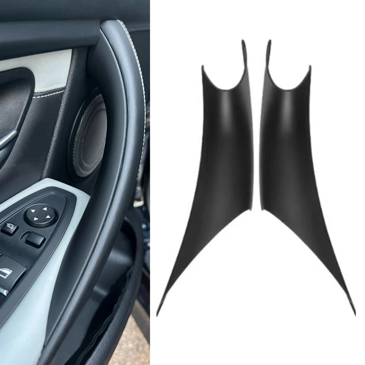 For BMW 3 4 Series F30 F31 F32 F33 F34 F36 F80 F82 M3 M4 2012-2018 Car Door Handle Pull Inner Protective Cover Trim by InterCyprus Trading Ltd