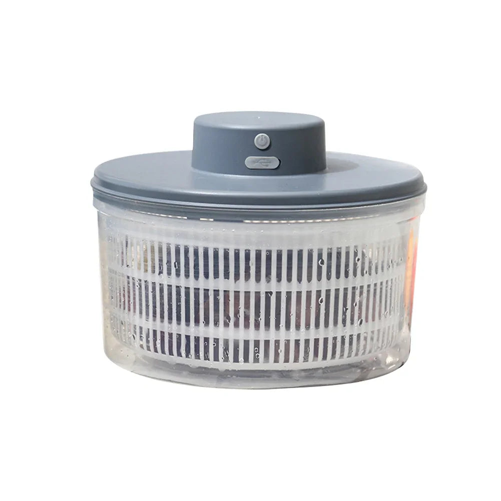 Electric Drain Basket Cleaning Dryer &ndash; Efficient Dry and Wet Separation Grey