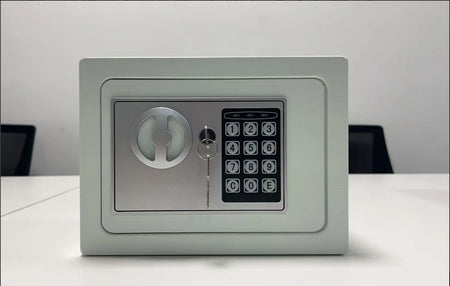 InterCyprus Smart Metal Safe &ndash; Digital Hotel Safe Box Navy Blue