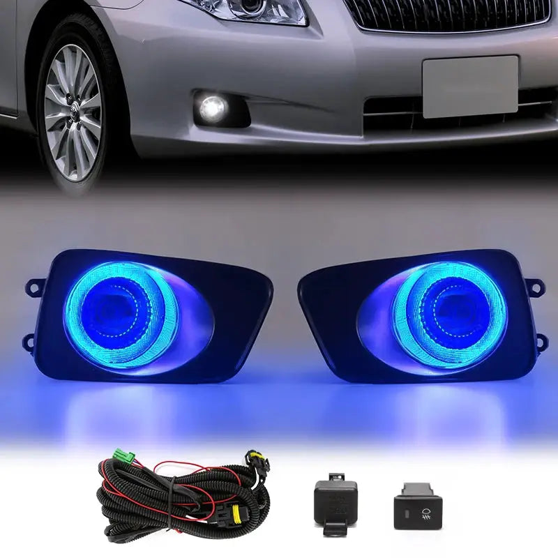 Led Fog Light for Toyota Corolla AXIO 2011 FIELDER 2007 DRL Daylight Daytime Running Lamps Wires Switch Relay White Yellow by InterCyprus Trading Ltd