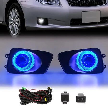 Led Fog Light for Toyota Corolla AXIO 2011 FIELDER 2007 DRL Daylight Daytime Running Lamps Wires Switch Relay White Yellow by InterCyprus Trading Ltd