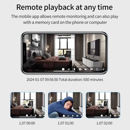 TTLOCK WiFi Mini Web Camera &ndash; 720P HD Security Monitor