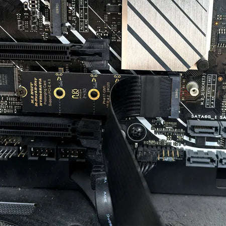 NGFF M Key PCIe 4.0 M.2 NVMe SSD Extension Card Extender